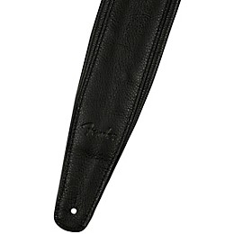 Fender Premium Leather Strap Black 3.5 in.