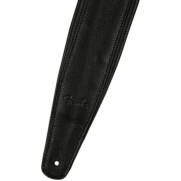 Fender Premium Leather Strap Black 3.5 in.