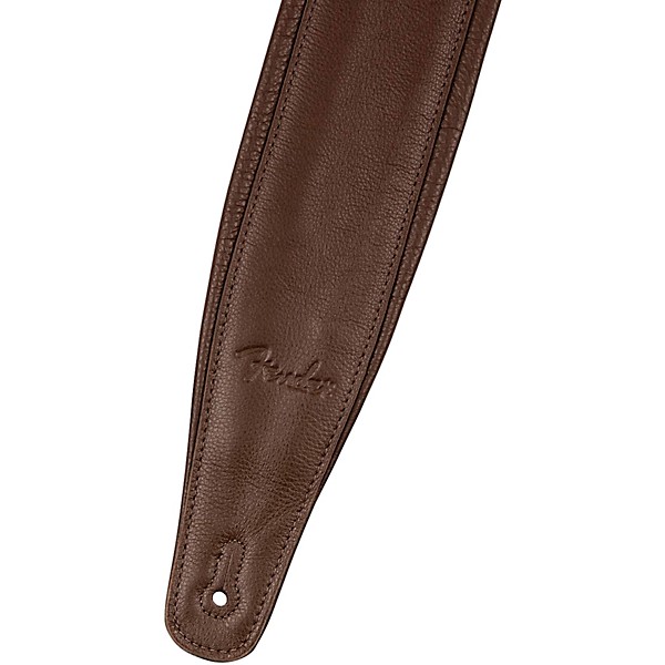Fender Premium Leather Strap Brown 3.5 in.