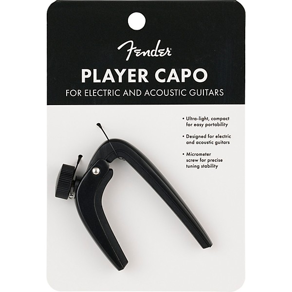 Fender Player Acoustic/Electric Capo Black
