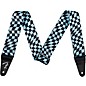 Fender Wavy Checkerboard Polyester Guitar Strap Blue thumbnail