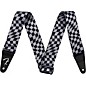 Fender Wavy Checkerboard Polyester Guitar Strap Grey thumbnail