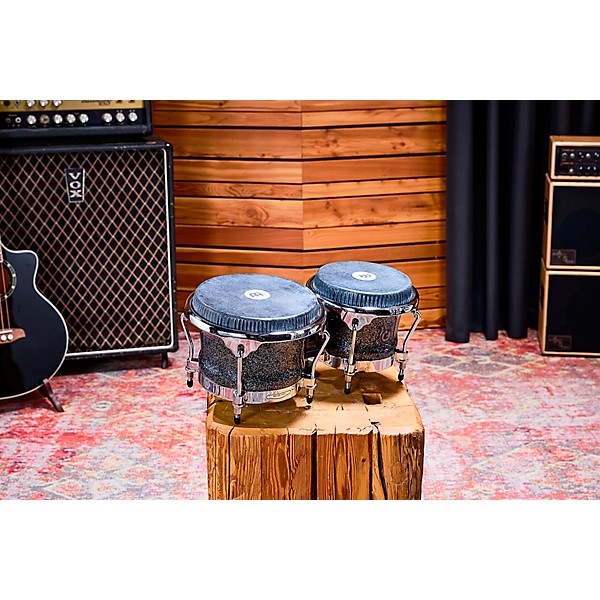 MEINL Diego Gale Signature Premium Fiberglass Bongos 7" and 8.5" Midnight Star