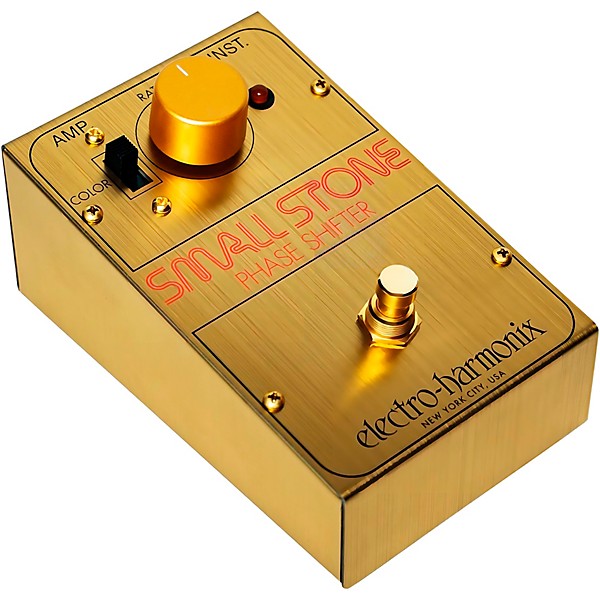 Electro-Harmonix Golden Small Stone Phase Shifter Limited Edition Effects Pedal Gold