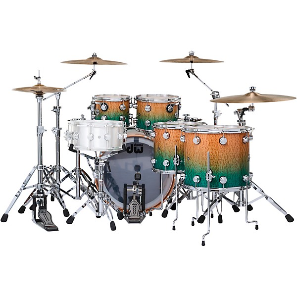 DW SSC Collectors Series 5-Piece Exotic Shell Pack With Chrome