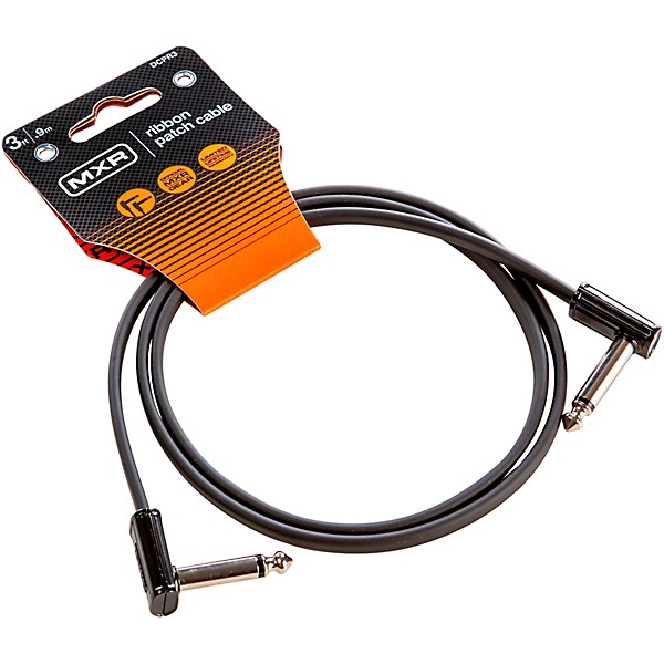 MXR Ribbon Patch Cable 3 ft. Black