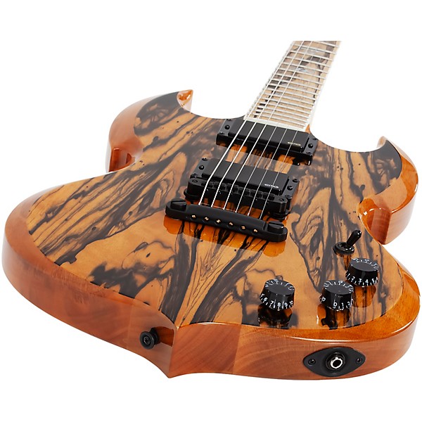 Wylde Audio Barbarian Pale Moon Ebony Electric Guitar Gloss Natural