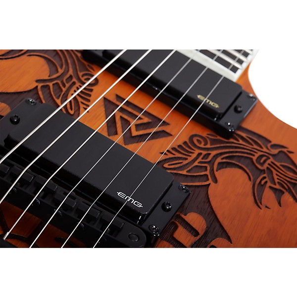 Wylde Audio Barbarian Carveworks Electric Guitar Natural Satin
