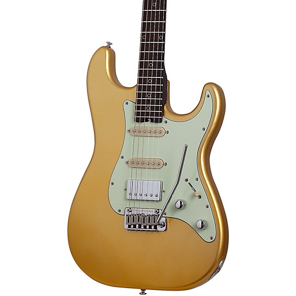Schecter Guitar Research Nick Johnston Traditional HSS 10th Anniversary Electric Guitar Atomic Saffron