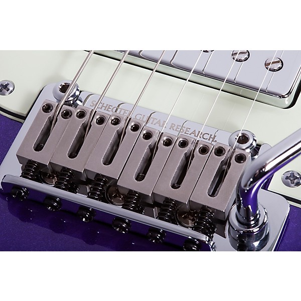 Schecter Guitar Research Nick Johnston Traditional HSS 10th Anniversary Electric Guitar Atomic Violet