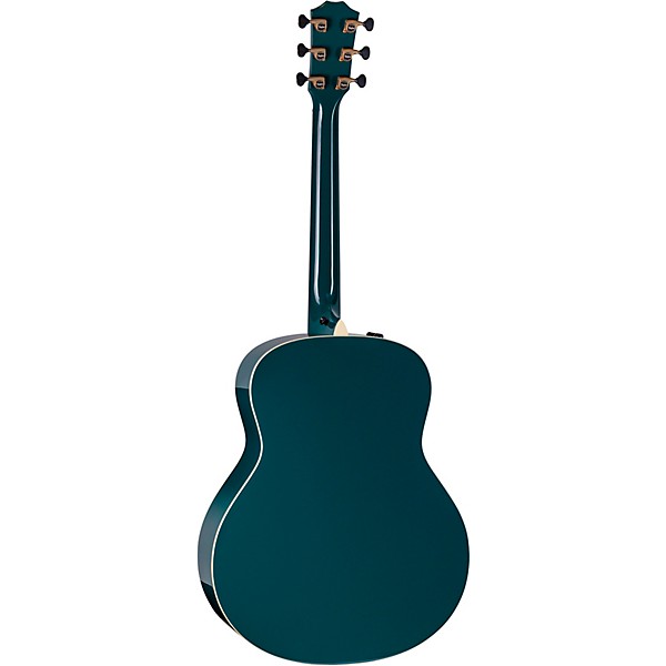 Taylor Custom Torrefied Sitka Spruce-Big Leaf Maple Grand Orchestra Acoustic-Electric Guitar Fjord Green