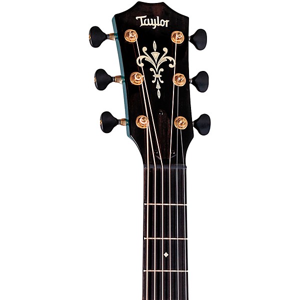 Taylor Custom Torrefied Sitka Spruce-Big Leaf Maple Grand Orchestra Acoustic-Electric Guitar Fjord Green
