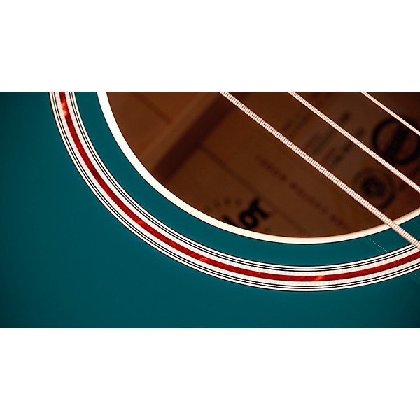 Taylor Custom Torrefied Sitka Spruce-Big Leaf Maple Grand Orchestra Acoustic-Electric Guitar Fjord Green
