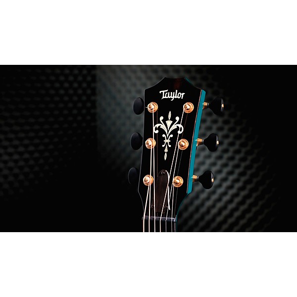Taylor Custom Torrefied Sitka Spruce-Big Leaf Maple Grand Orchestra Acoustic-Electric Guitar Fjord Green