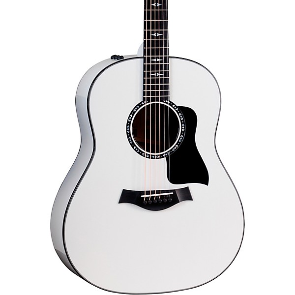 Taylor Custom Torrefied Sitka Spruce-Neo-Tropical Mahogany Grand Pacific Acoustic-Electric Guitar Pearl White