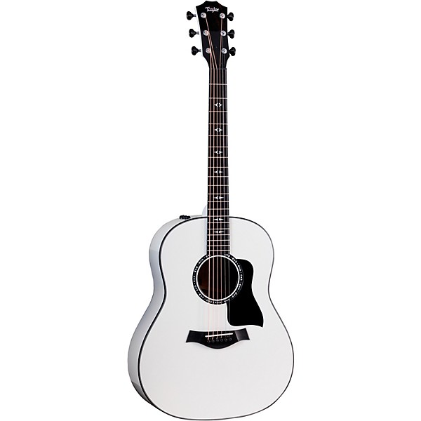 Taylor Custom Torrefied Sitka Spruce-Neo-Tropical Mahogany Grand Pacific Acoustic-Electric Guitar Pearl White