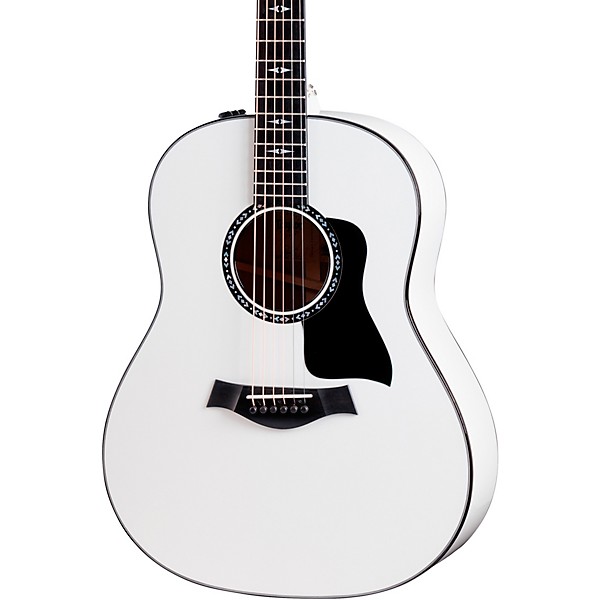 Taylor Custom Torrefied Sitka Spruce-Neo-Tropical Mahogany Grand Pacific Acoustic-Electric Guitar Pearl White