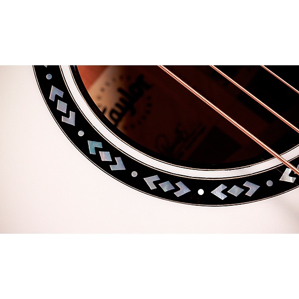 Taylor Custom Torrefied Sitka Spruce-Neo-Tropical Mahogany Grand Pacific Acoustic-Electric Guitar Pearl White