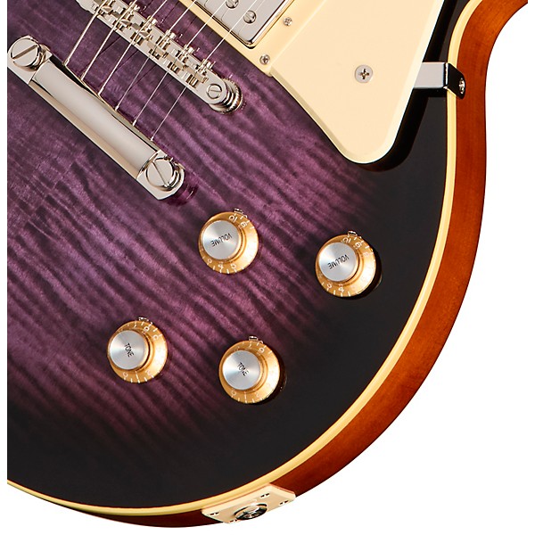 Epiphone Les Paul Standard '60s Figured Electric Guitar - Dark Purple Burst
