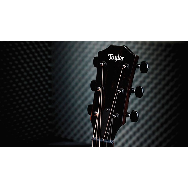 Taylor Custom Sitka Spruce-Big Leaf Maple Grand Auditorium Acoustic-Electric Guitar Cranberry Edgeburst