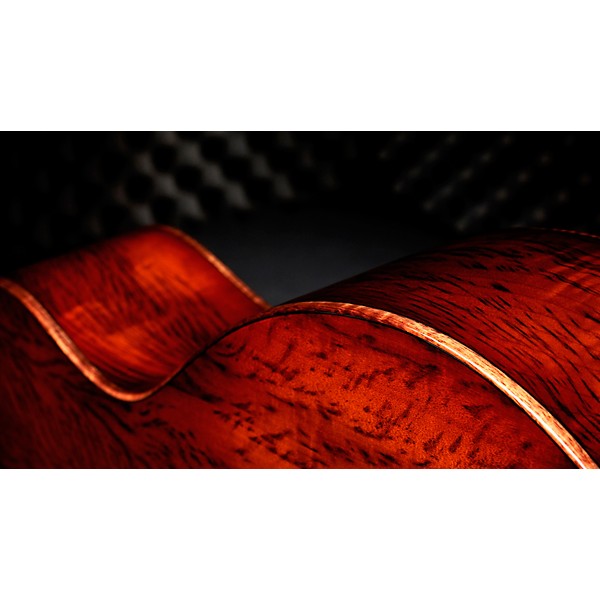 Taylor Custom Bearclaw Sitka Spruce-Tiger Myrtle Grand Auditorium Acoustic-Electric Guitar Natural