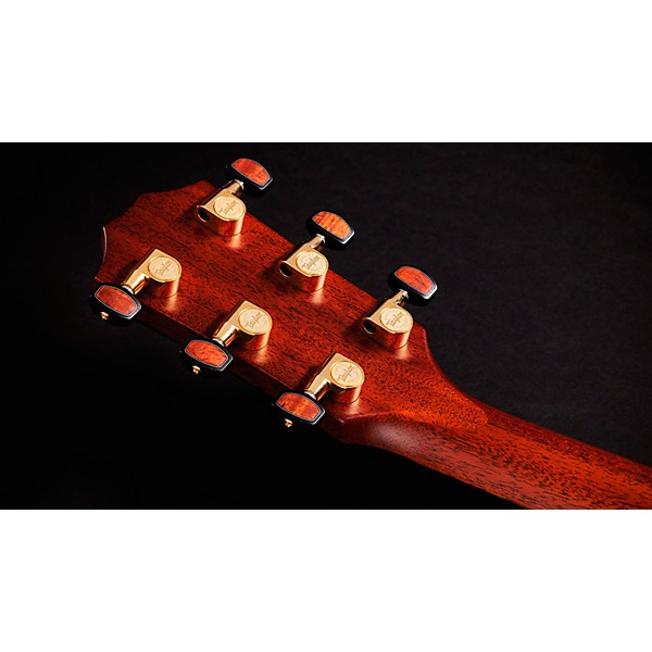 Taylor Custom Bearclaw Sitka Spruce-Tiger Myrtle Grand Auditorium Acoustic-Electric Guitar Natural