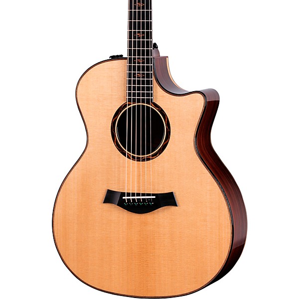 Taylor Custom Torrefied Sitka Spruce-Katalox Grand Auditorium Acoustic-Electric Guitar Natural