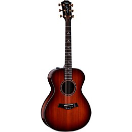 Taylor Custom Sinker Redwood-Bocote Grand Auditorium Acoustic-Electric Guitar Light Shaded Edge Burst