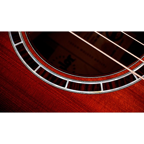 Taylor Custom Sinker Redwood-Bocote Grand Auditorium Acoustic-Electric Guitar Light Shaded Edge Burst