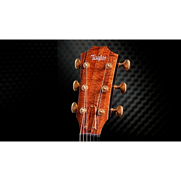Taylor Custom Sinker Redwood-Bocote Grand Auditorium Acoustic-Electric Guitar Light Shaded Edge Burst