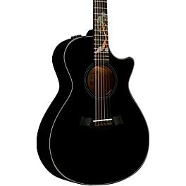 Taylor Custom All Urban Ash Grand Concert Acoustic-Electric Guitar Dark Turquoise Metallic
