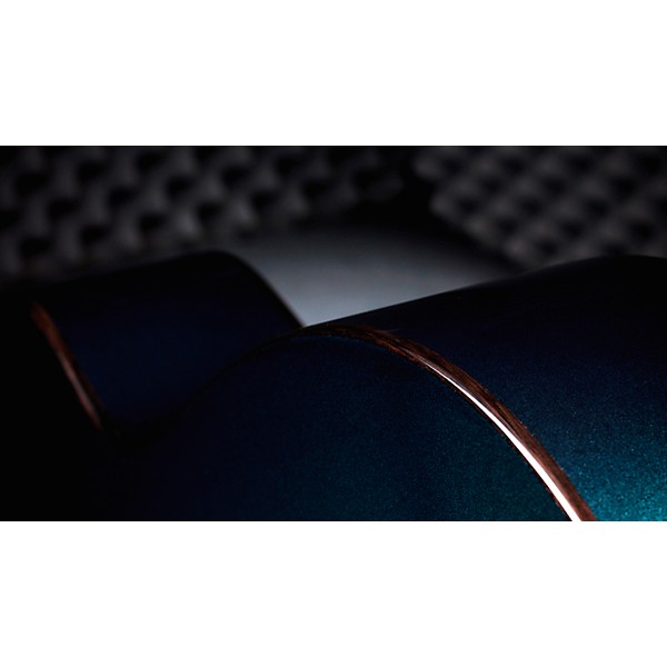 Taylor Custom All Urban Ash Grand Concert Acoustic-Electric Guitar Dark Turquoise Metallic