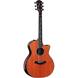 Taylor Custom Sinker Redwood-Black Limba Grand Auditorium Acoustic-Electric Guitar Natural
