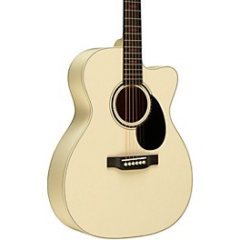 Martin Custom Shop Spruce-Mahogany 14-Fret OM Acoustic Guitar Antique White