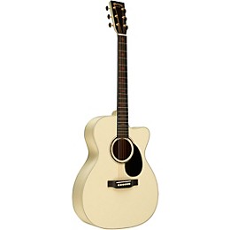 Martin Custom Shop Spruce-Mahogany 14-Fret OM Acoustic Guitar Antique White