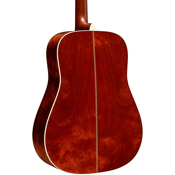 Martin Custom Shop European High Altitude Swiss Spruce-Quilted Bubinga 14-Fret Dreadnought Acoustic Guitar Natural