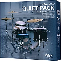 Zildjian LV468RH Low-Volume Cymbal Pack With Remo Silentstroke Heads and Free Bag