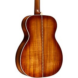 Martin Custom Shop 28 Style All Highly Flamed Koa Auditorium Acoustic Guitar Natural