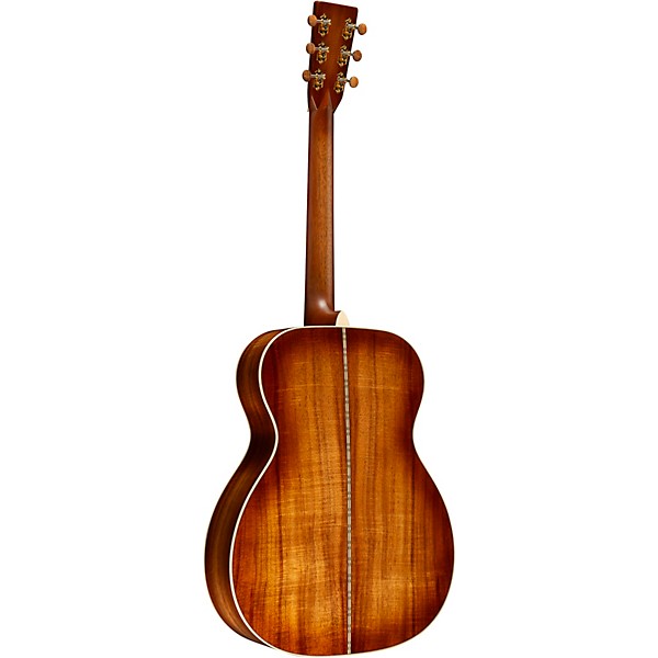 Martin Custom Shop 28 Style All Highly Flamed Koa Auditorium Acoustic Guitar Natural