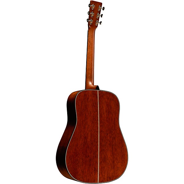 Martin Custom Shop 18 Style Adirondack Spruce-Mahogany Herringbone Dreadnought Acoustic Guitar Ambertone