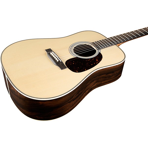 Martin Custom Shop 28 Style European High Altitude Spruce-Ziricote Dreadnought Acoustic Guitar Natural