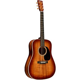 Martin Custom Shop 45 Style All Highly Flamed Koa Dreadnought Acoustic Guitar Natural