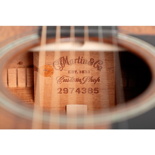 Martin Custom Shop 45 Style All Highly Flamed Koa Dreadnought Acoustic Guitar Natural