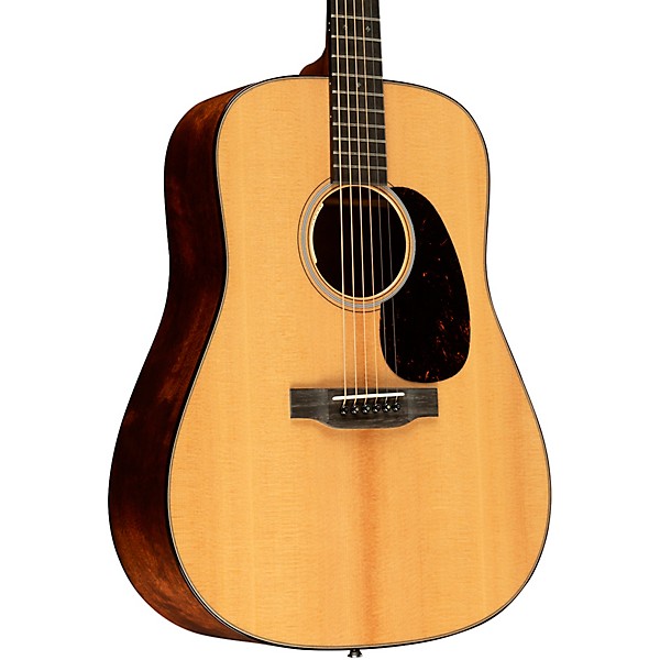 Martin Custom Shop 18 Style Sitka Spruce VTS-Mahogany Dreadought Acoustic-Electric Guitar Natural