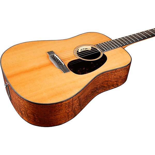 Martin Custom Shop 18 Style Sitka Spruce VTS-Mahogany Dreadought Acoustic-Electric Guitar Natural