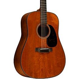 Martin Custom Shop 18 Style All Flamed Mahogany Dreadnought Acoustic Guitar Natural