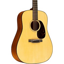 Martin Custom Shop 18 Style Adirondack Spruce-Flamed Mahogany Dreadnought Acoustic Guitar Aged Toner