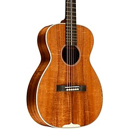 Martin Custom Shop 28 Style All Highly Flamed Koa Concert Acoustic Guitar Natural