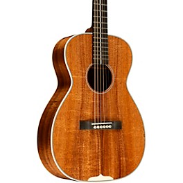 Martin Custom Shop 28 Style All Highly Flamed Koa Concert Acoustic Guitar Natural