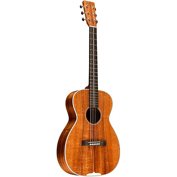 Martin Custom Shop 28 Style All Highly Flamed Koa Concert Acoustic Guitar Natural